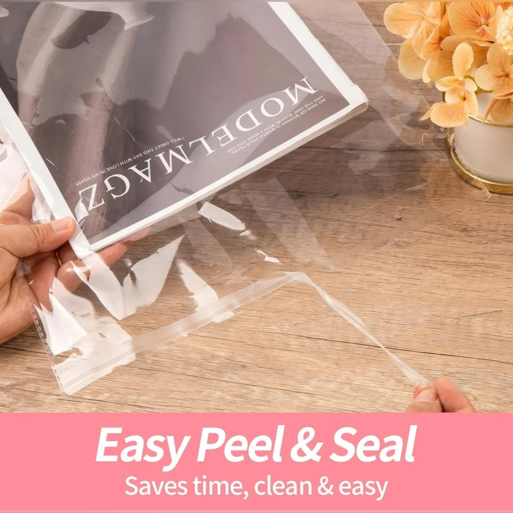 Bundle of 30 Clear Self-Sealing Bags – 3 Sizes – 9x12, 12x16, 14x18 10 Of Each - Picture 7 of 9